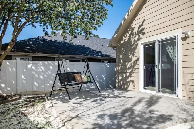 Backyard - fully fenced with UGS
