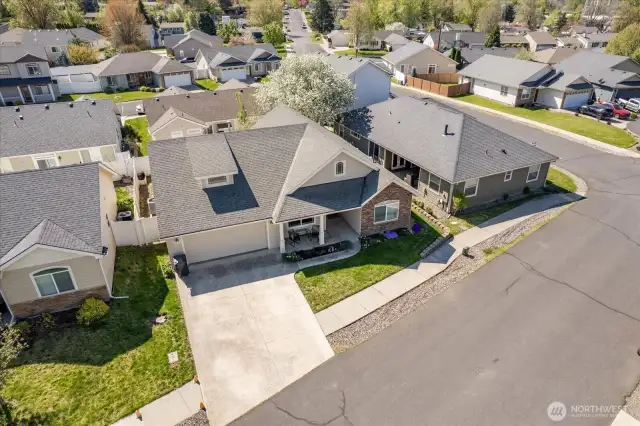 Aerial Photo - corner lot