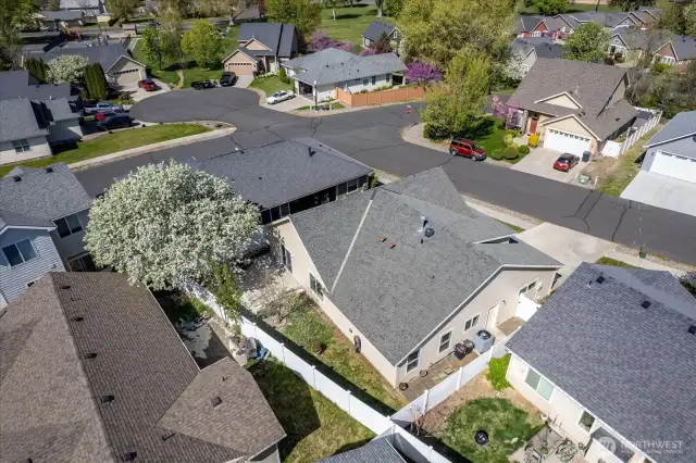 Aerial Photo - backyard