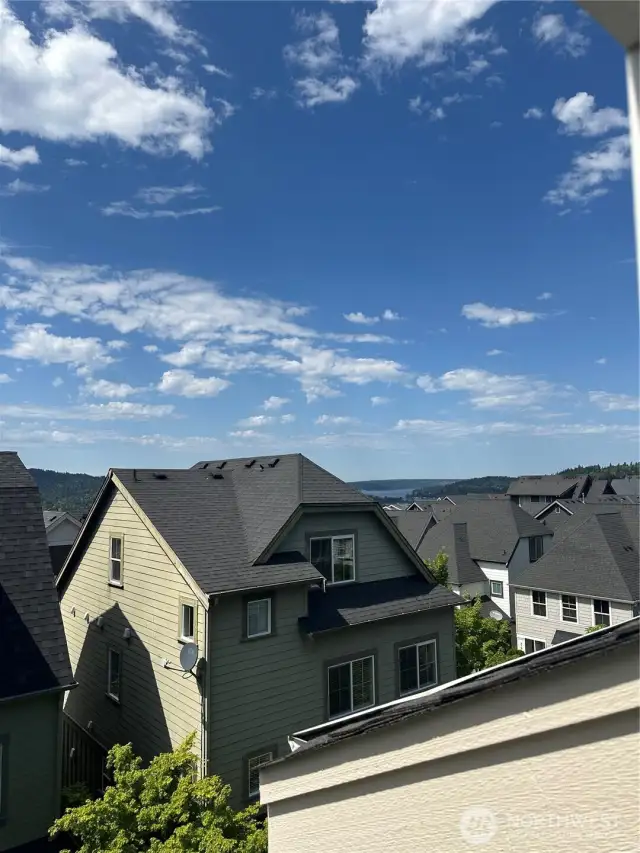 Pee-a-boo Lake view from 3rd floor bedroom