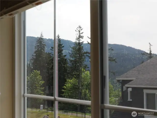 View from primary bedroom