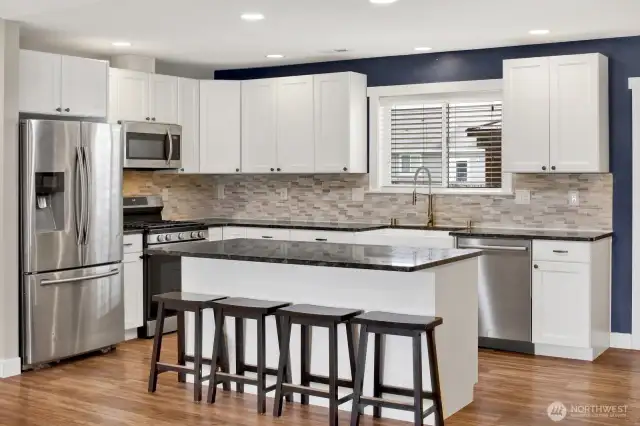large breakfast bar