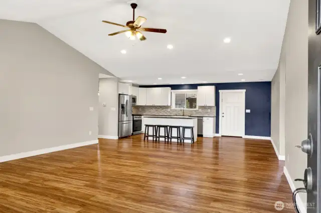 vaulted ceilings