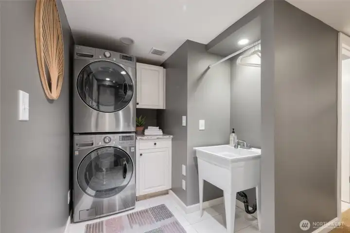 Don't forget the laundry ;/  You gotta do it.  This home provides you with your own space AND an extra wash basin