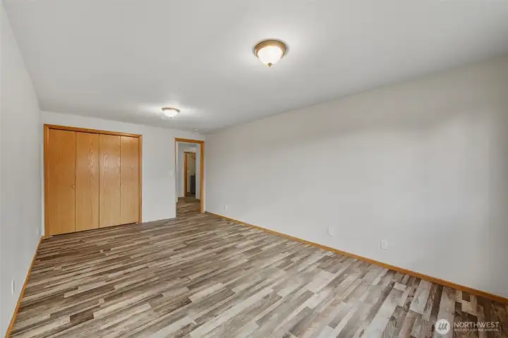 Looking at the closet of bedroom #2.