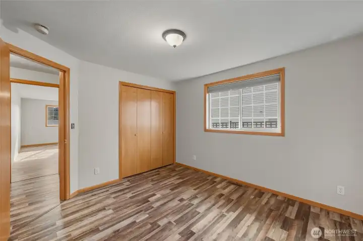 Now we're in bedroom #3, which features a west-facing window.