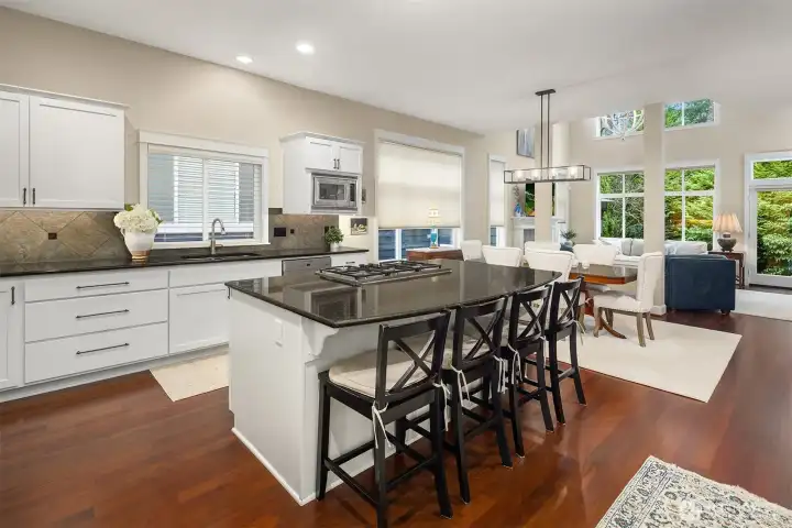 Kitchen Design perfect for a cook with friends