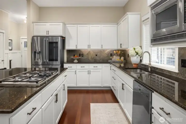 Cabinets and counters for everything