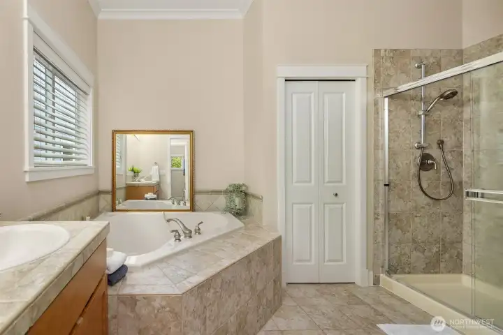 Enjoy a long soak in the Primary Bath