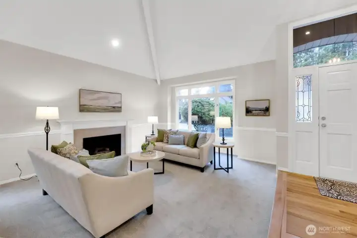 Living Room looking toward front window.
