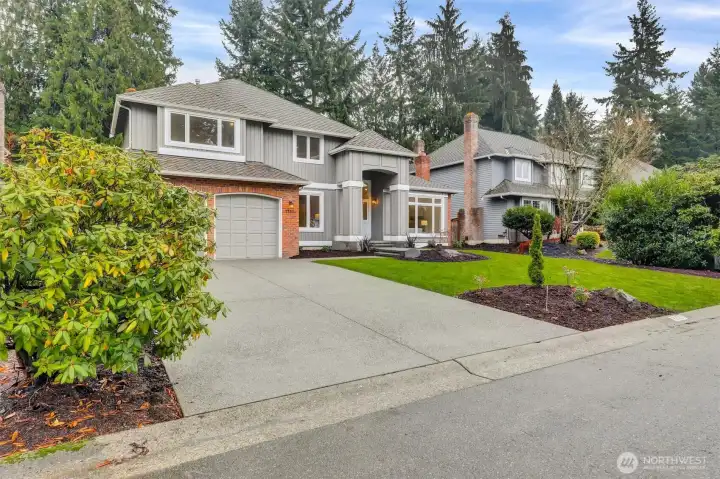 Front again. Brand new driveway