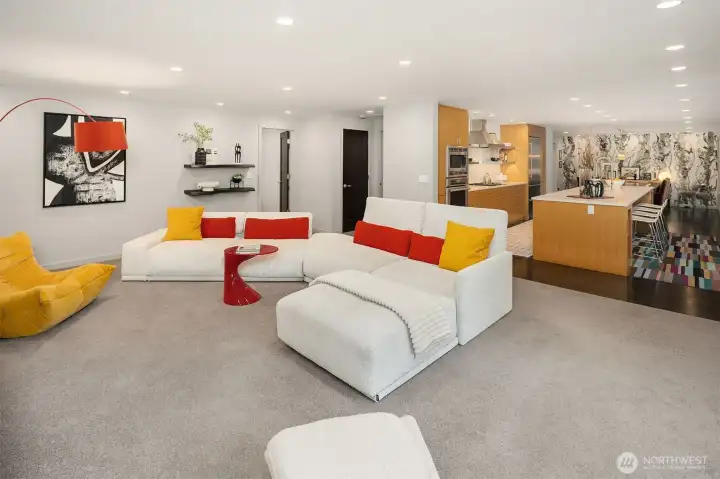 Generous spaces throughout the home