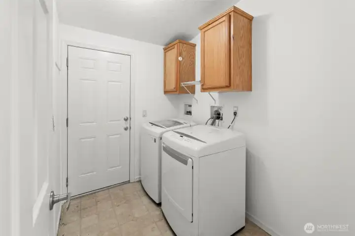 Nice size laundry room