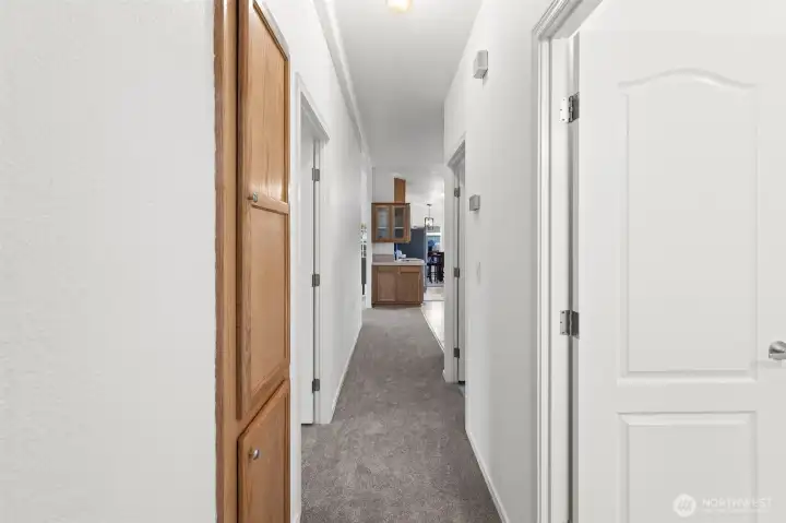 Storage in the hallway