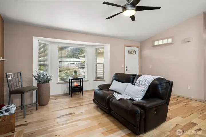 Easy access to the garage from the main entry.