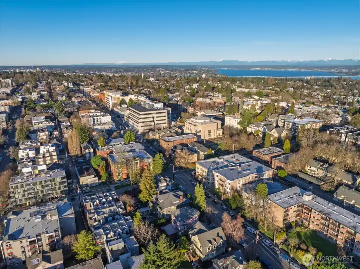 In the heart of Capitol Hill near shops and restaurants on 15th Ave.