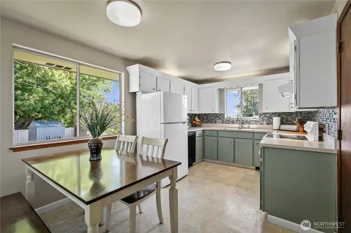 Bright, Efficient Kitchen