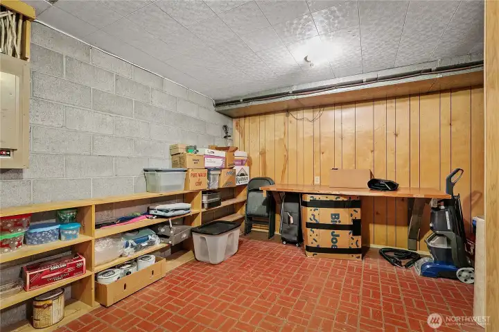 Storage on Lower Level