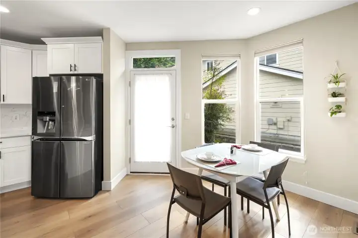 Kitchen with eating space