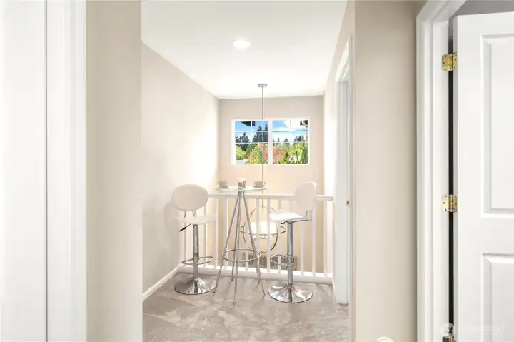 Tea-time/reading area