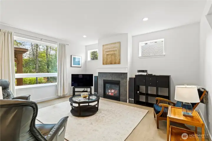 Bright living room with plenty of natural light