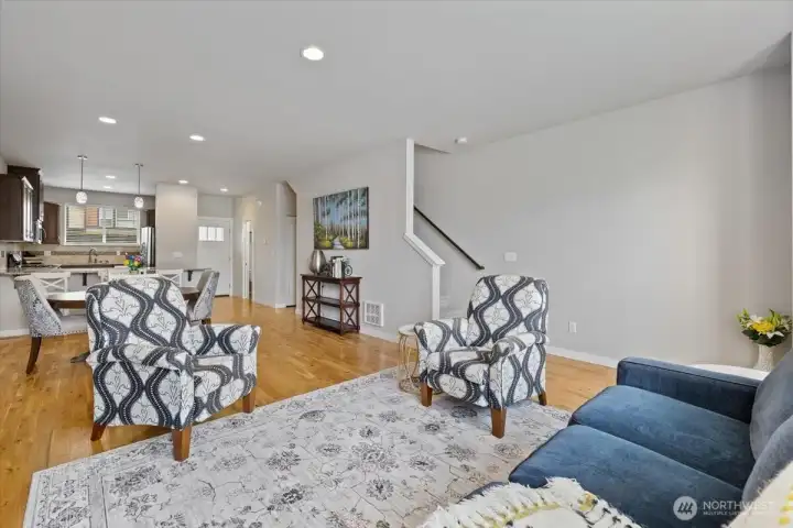 Stairs leading to upper floor