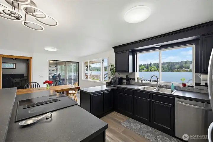 Kitchen with a view