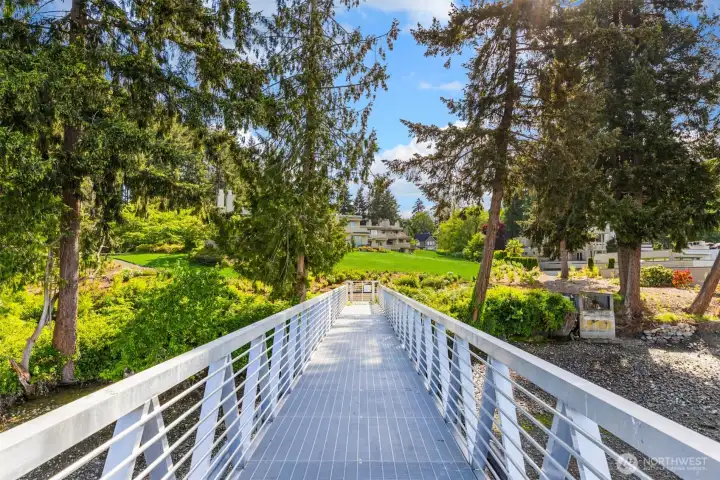 View from new, fabulous permitted Dock facing the complex.