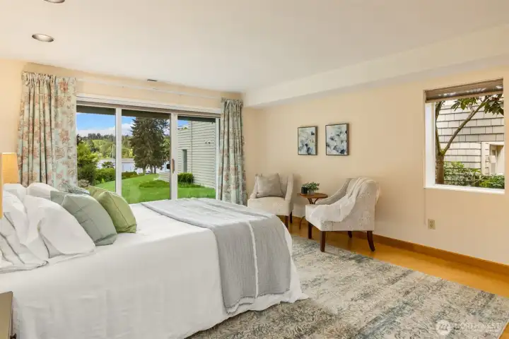Lower level bedroom.