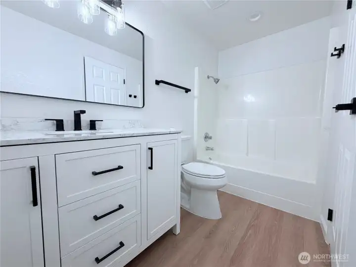 Full bathroom on the main level