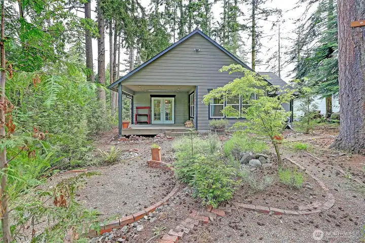 Natural/low maintenance landscape. Natural/low maintenance landscape.