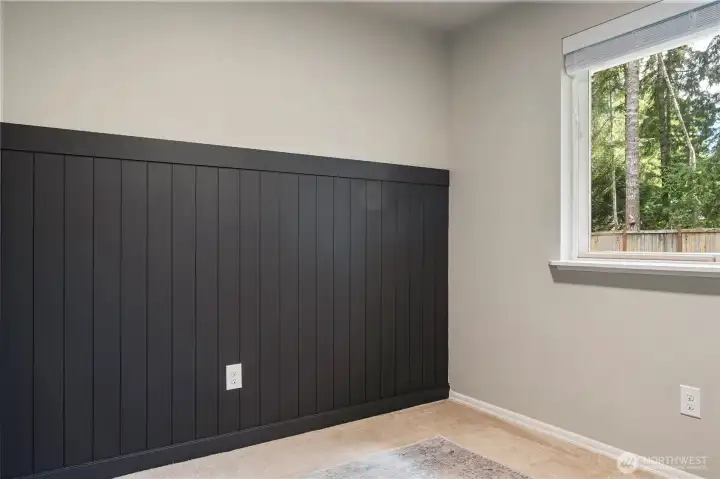 Accent wall.