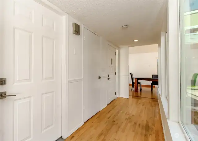 Entry Facing Dining area
