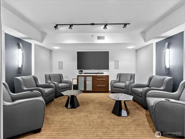 A great place to watch a movie or game.