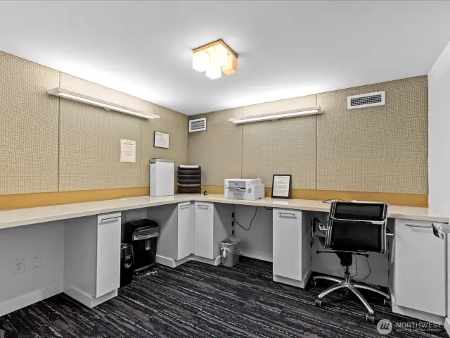 Business center available for copying or whatever you need