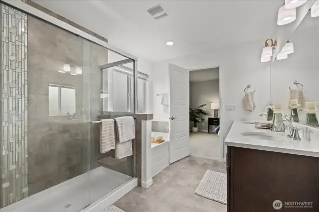 Attached bathroom