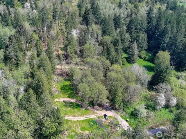 Another aerial view of the site.