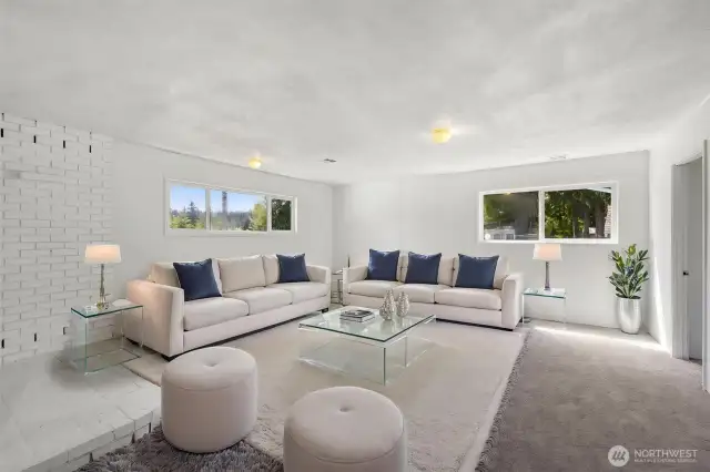 Family/ TV room adjacent to main living room.