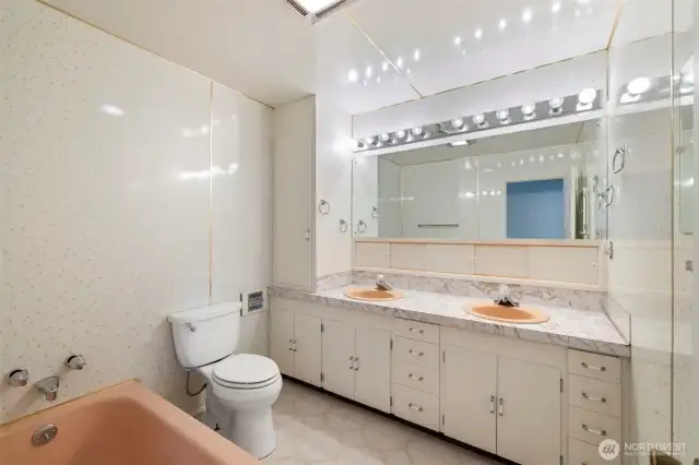 Vintage bathroom.