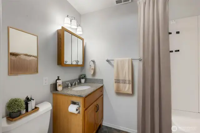 Newer bathroom just needs your updates