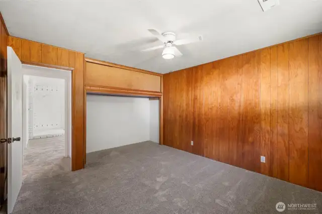 Bedroom 2. Another large closet.