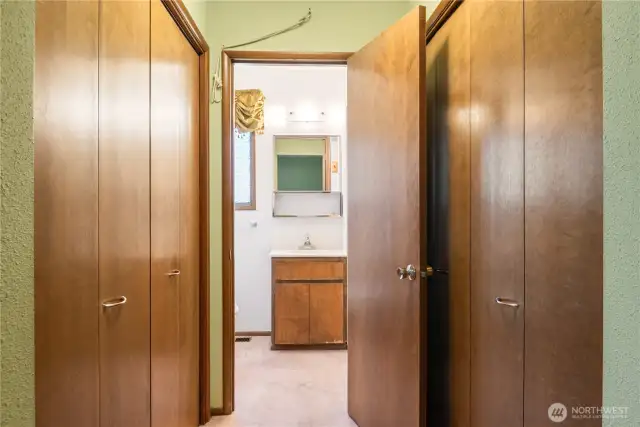 Double closets
