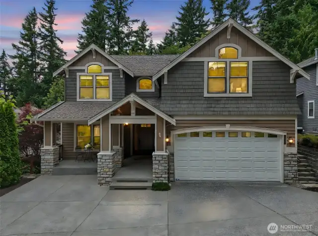 Tucked away on a peaceful street, this impeccable 5-bdrm home blends timeless style w/modern luxury.