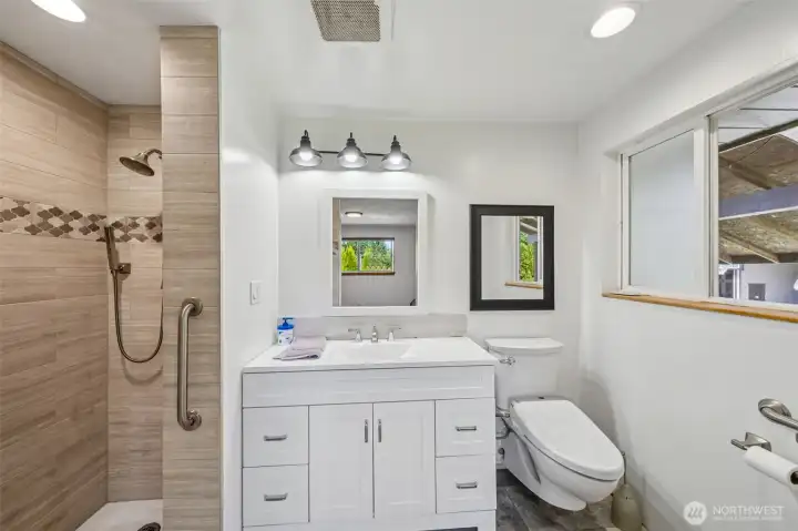 Beautiful updated bathroom