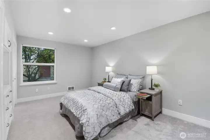 Enormous renovated main bedroom!