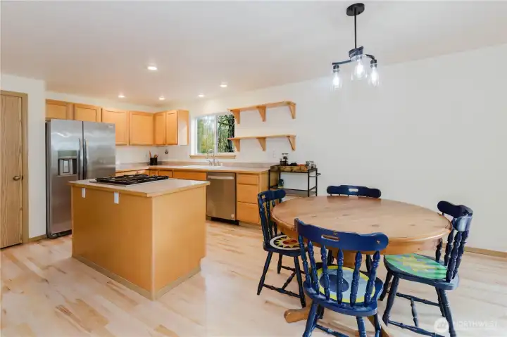 The dining area is a great place to connect over meals.