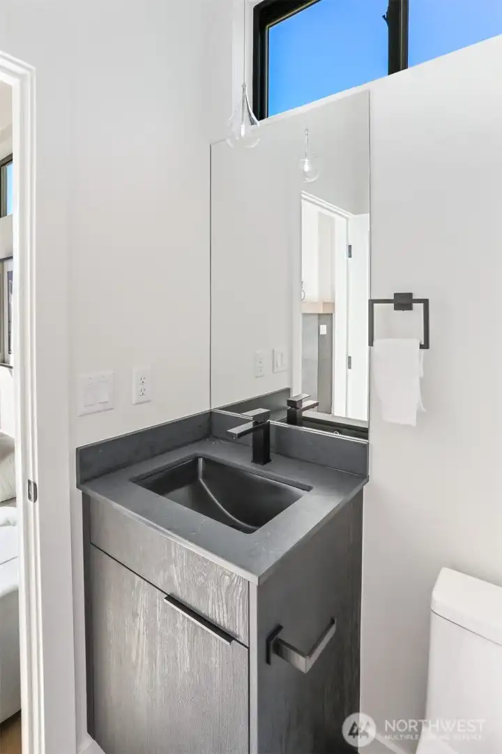 Bath for Upper Level Media Room/Roof Deck