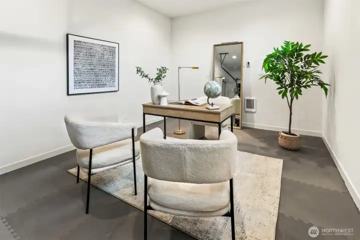 Additional Main Level Finished Room for Office/Den