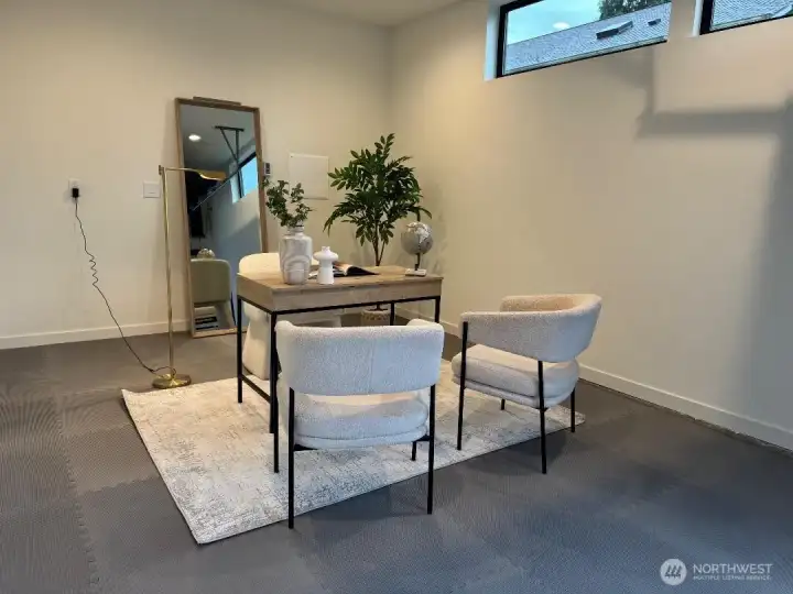 Additional Main Level Finished Room for Office/Den