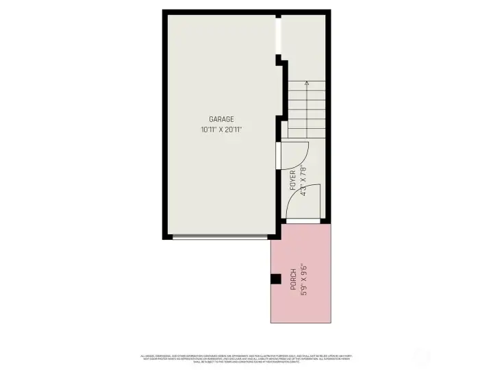 Lower level floor plan